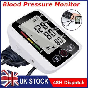 2025 Digital Automatic Blood Pressure Monitor Upper Arm BP Machine Heart Rate - Picture 1 of 10