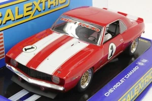 Chevrolet Z-28 Camaro 1969 SCALEXTRIC C2975 NUEVO 1/32 SLOT CAR EN VITRINA - Imagen 1 de 4