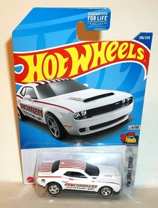 2022 HOT WHEELS 1:64 HW DRAG STRIP 4/10 WHITE '18 DODGE CHALLENGER SRT DEMON - Picture 1 of 6