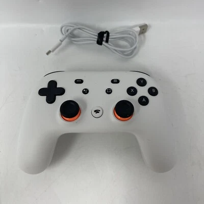 Google Stadia Premiere Edition Model H2B Bluetooth Wireless Controller White - Image 1 of 4