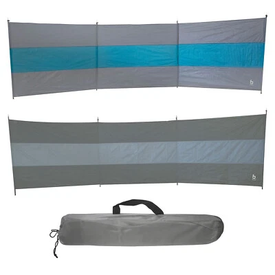 BO-CAMP Camping Windschutz XL - Strand Zelt Garten Zaun Sichtschutz groß 500x140 - Bild 1 von 4