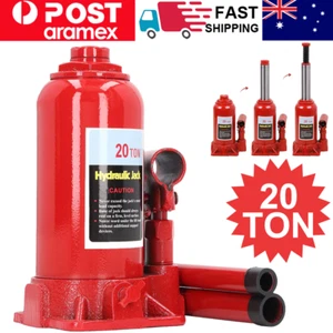 20Ton Hydraulic Bottle Jack Lift Car Lifting Tool Truck Caravan Tractors SUV 4WD - Picture 1 of 13