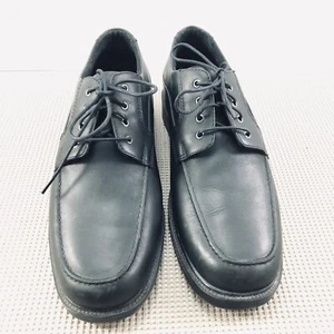 Nunn Bush Men's 11M Black Leather Oxford Comfort Shoes 83009-01 - Picture 1 of 9