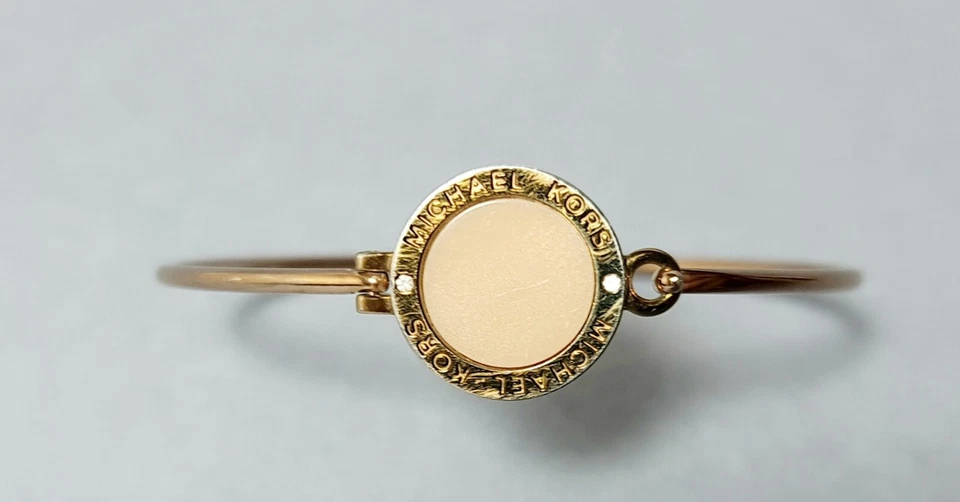 Pulsera MICHAEL KORS Oro Rosa Rosa Rubor Disco MK Logo MKJ4324791 Foto 1 de 4