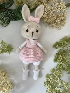 Bunny Splyushka, handmade knitted toy - Picture 1 of 8