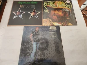 Willie Nelson & Waylon Jennings 3 LP Vinyl Record Set 12" Outlaw Country VG+ VG - Picture 1 of 7