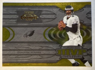 2005 Playoff Contenders MVP Contenders 1046/1250 Donovan McNabb #MVP-5 - Image 1 of 3