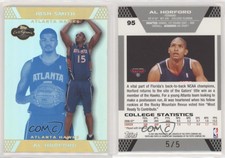 2007-08 Topps Co-Signers Gold Blue Foil /5 Al Horford Josh Smith #95.1 Rookie RC