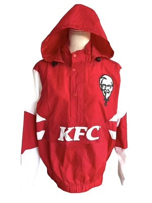 KFC Kentucky Fried Chicken Windbreaker Jacket Small Colonel Sanders NWT Novelty - Image 1 of 4