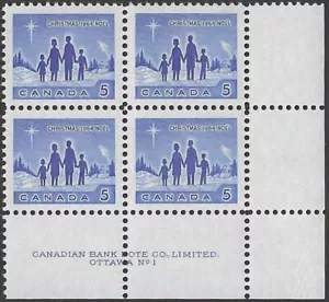 Canada #435 LRpb "Star of Bethlehem" Brand New 1964 Original Pristine Gum - Picture 1 of 2
