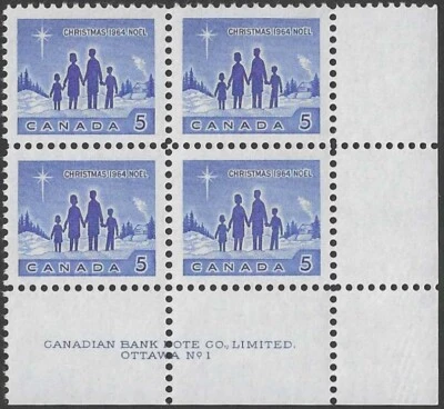 🍁Canada  #435 LRpb   "Star of Bethlehem"   Brand New 1964 Original Pristine Gum - Image 1 of 2