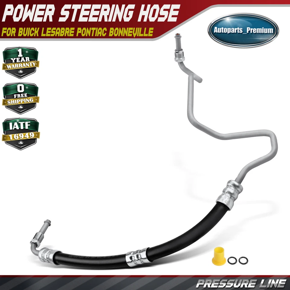 Power Steering Pressure Line Hose Assembly for Buick LeSabre Pontiac Bonneville - Image 1 of 4