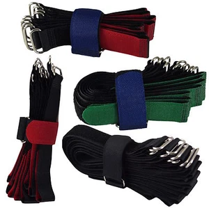 10/20/50x Klettkabelbinder Kabelbinder Klettband Klett Verschluss Kabel Binder - Bild 1 von 6
