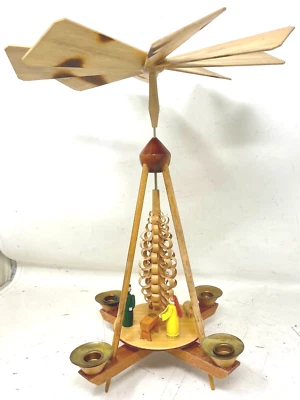 Pyramide Erzgebirge Christi Geburt DDR 1970er Jahre 32cm /P18.10/7 - Bild 1 von 4