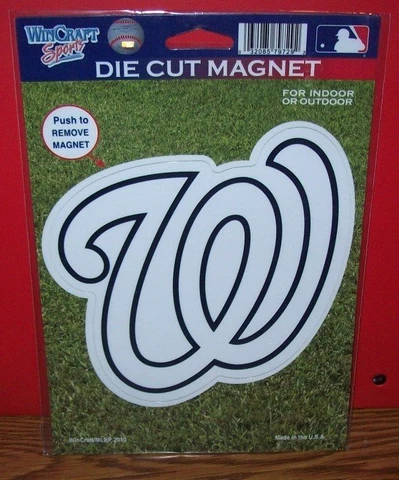 WASHINGTON NATIONALS 7X9 WINCRAFT MAGNET SHEET Cover