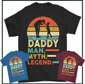 Papà The Man Mito Legend, Father's Day Giorno T-Shirt Idea Regalo Bambini - Picture 1 of 24