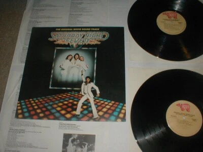 Saturday Night Fever RSO Gatefold 2 LP BEE GEES 70's Disco Boogie Dance Soul OST - Image 1 of 4