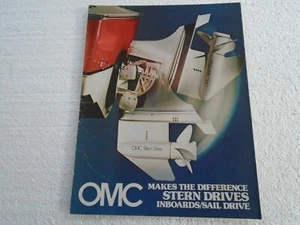 DATED 1978 OMC STERN DRIVES  INBOARDS & SAIL DRIVE BROCHURE  - Picture 1 of 4