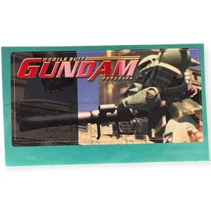 Sony PlayStation 1 Ps1 Mobile Suit Gundam Vintage Memory Card Sticker - Picture 1 of 1