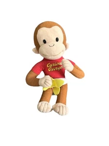 Juguete de peluche Curious George con camisa roja - Imagen 1 de 4