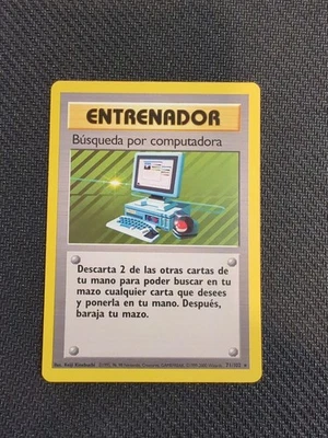 Computer Search Busqueda Por Computadora 071/102 Base Set Spanish NM - Image 1 of 2