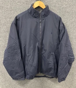 Chaqueta Bomber Nordstrom Vintage Poliéster Cremallera Completa Para Hombre Talla Grande Azul - Imagen 1 de 12