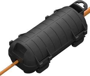 Cubierta de cable de extensión exterior, protector de conector IP54 negro - Imagen 1 de 9