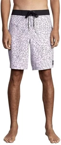 Neu mit Etikett RVCA Herren Größe 38 mittellang 19 pink blush schwarz Industrie Boardshorts Badehose - Bild 1 von 9