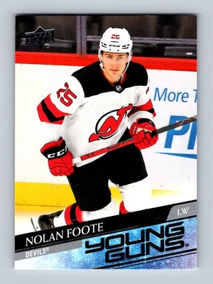 2020-21 Upper Deck Young Guns #729 Nolan Foote New Jersey Devils - Image 1 of 2