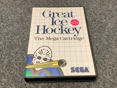Great Ice Hockey (Sega Master System, 1986) SMS Tested & Working - NO MANUAL - Image 1 of 4