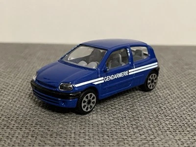 Burago Renault Clio 2 Gendarmerie 1:43 Modellauto Diecast Polizei Blau - Bild 1 von 4