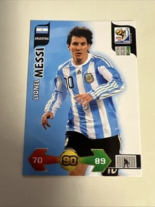 Lionel Messi Collector Card Argentina 2010 Panini World Cup Adrenalyn - Picture 1 of 2