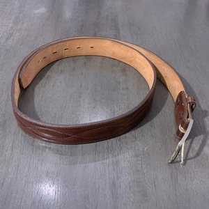 Nocona Gürtel Größe 44 braun Vintage 48" lang D324 - Bild 1 von 14