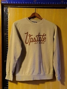 Upstate Of Mind Compas Life Beige Crewneck Pigment Stone Sweater Unisex Gr. S - Bild 1 von 8