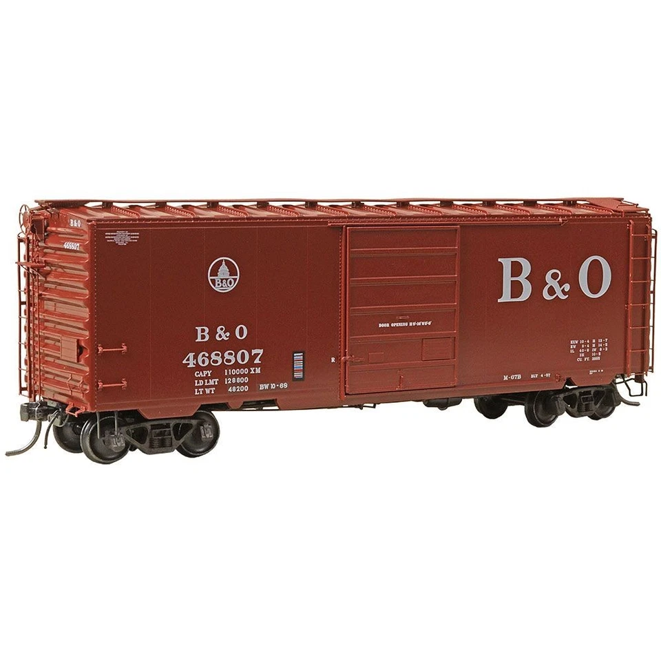 Kadee 5324 HO Baltimore & Ohio 40' RTR PS-1 Boxcar #468807 LN/Box - Image 1 of 1