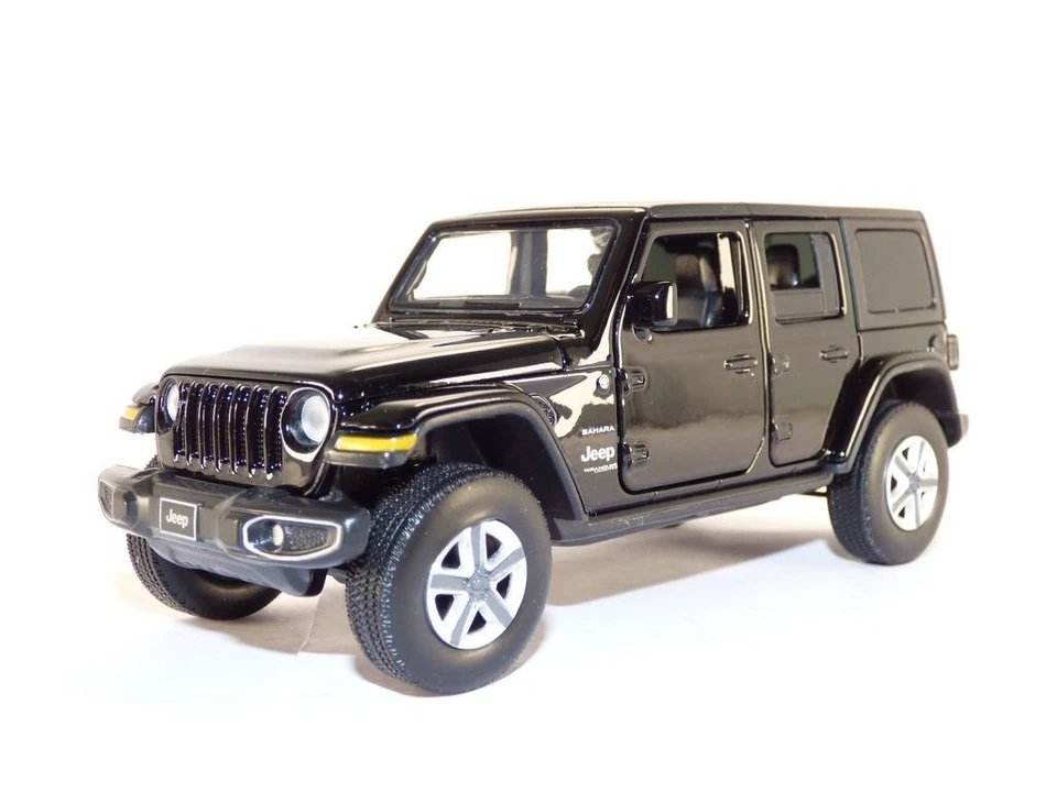 JEEP WRANGLER SAHARA unlimited noir 1/32 - Immagine 1 di 4