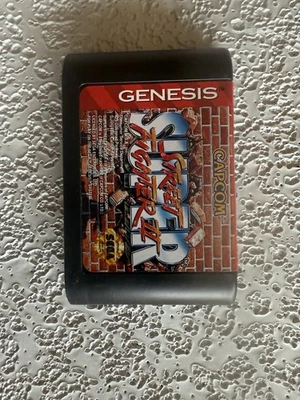 Super Street Fighter II (Sega Genesis, 1994) Cartridge Only – Capcom – Untested - Image 1 of 3
