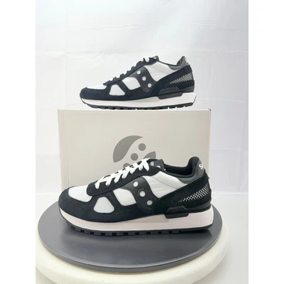 Zapatos para correr retro Saucony Shadow originales para mujer talla 7 negros blancos S2108-830 Foto 1 de 4
