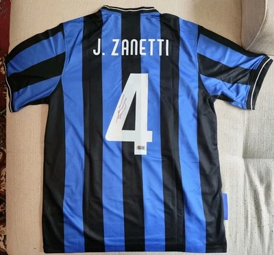 Javier Zanetti signed Inter Milan Champions League Final 2010 Jersey With COA - Bild 1 von 4