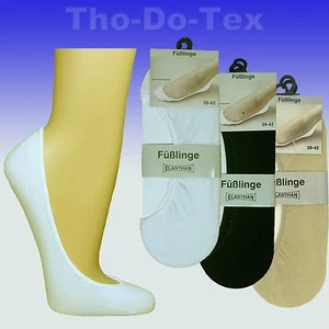 Füßlinge, Ballerina Footies, 75 % Baumwolle, ohne störende Nähte, unisex, 6 Paar - Bild 1 von 4