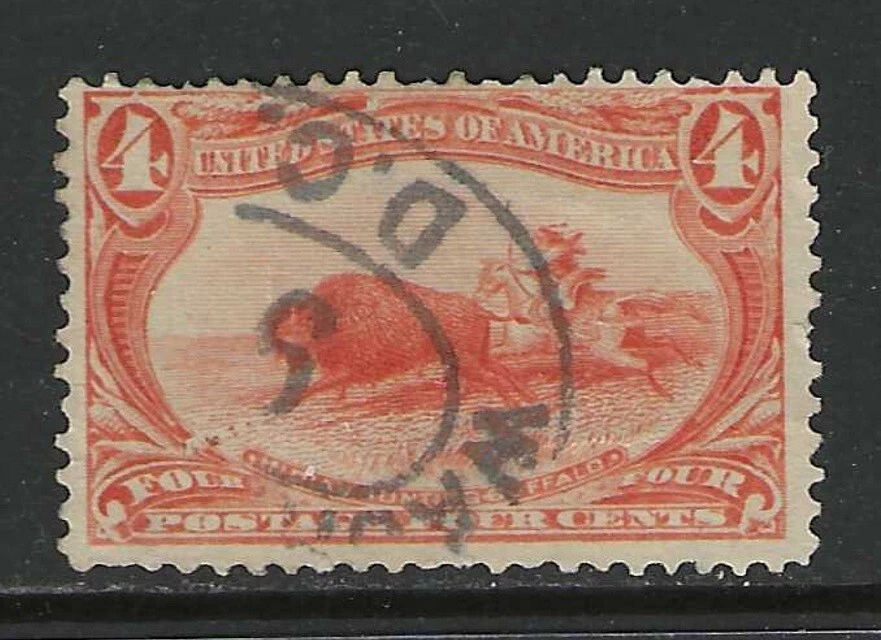 Estados Unidos 1898 4 centavos TRANS - EXPOSICIÓN MISSISSIPPI usado $25,00 Foto 1 de 1