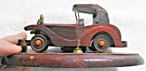 VTG FOLK ART HAND MADE WOOD CAR KIT GIFTCO C ALL PICS - Picture 1 of 8