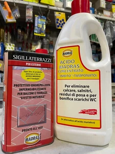 Protettivo idrorepellente impermeabilizzante SIGILLATERRAZZI lt 1 MADRAS - Foto 1 di 2