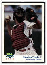 Francisco Tejada 1992 Classic Best Spartanburg Phillies #8  Philadelphia