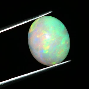 Ópalo de fuego cabujón ovalado etíope piedra preciosa natural suelta tamaño 14x11x5 mm 3,40 quilates - Imagen 1 de 3