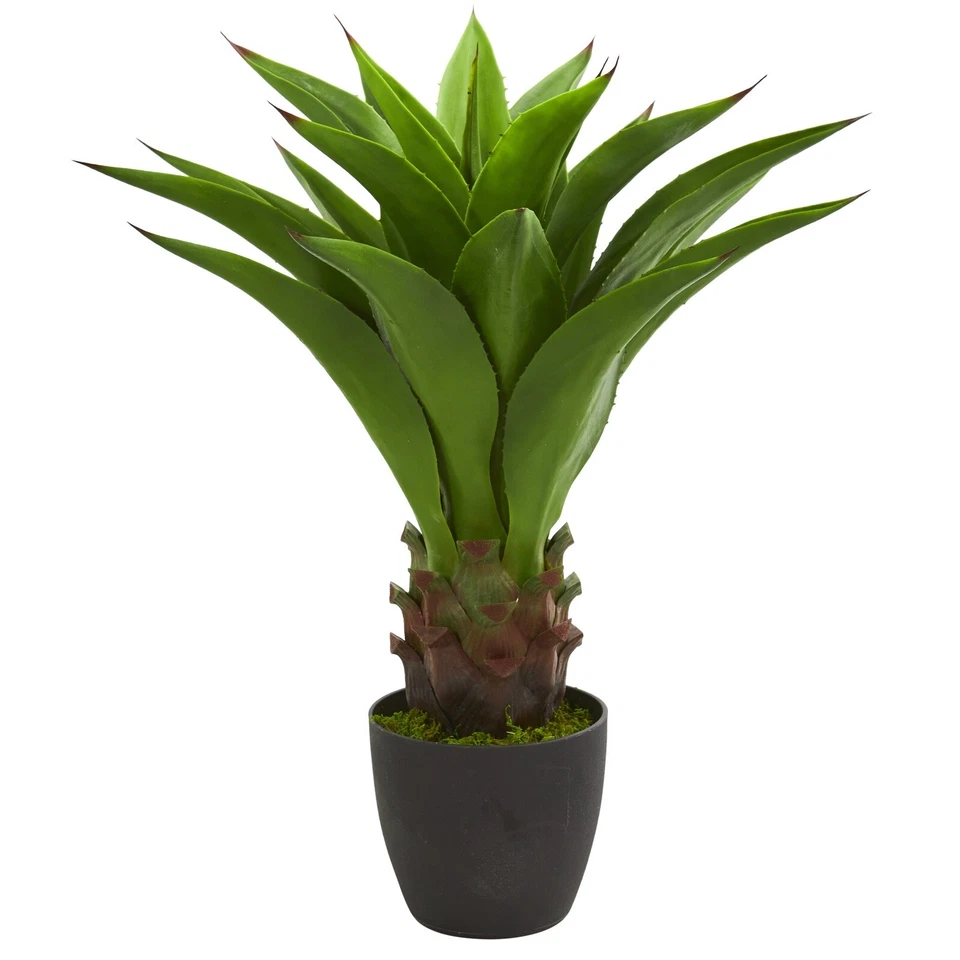 Planta Artificial Suculenta Agave 30" Decoración Hogar. Venta al por menor $129 Foto 1 de 2