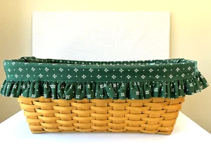 Vintage Handwoven Large Longaberger Hamper Toy Basket Artist Signed 1998 Inserts - Picture 1 of 6