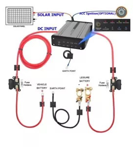 Cargador automático de batería a batería multietapa de 20 A, 12 V CC a 12 V CC - Imagen 1 de 2
