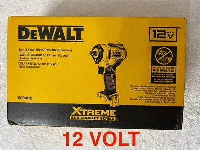 New Dewalt Xtreme DCF901B 12V Max 1/2"  Brushless Impact Wrench Bare Tool (NIB) - Image 1 of 4
