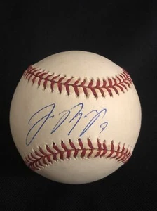 JOSE REYES SIGNED AUTOGRAPHED OFFICIAL MLB BASEBALL NEW YORK METS JSA LETTER - Picture 1 of 4